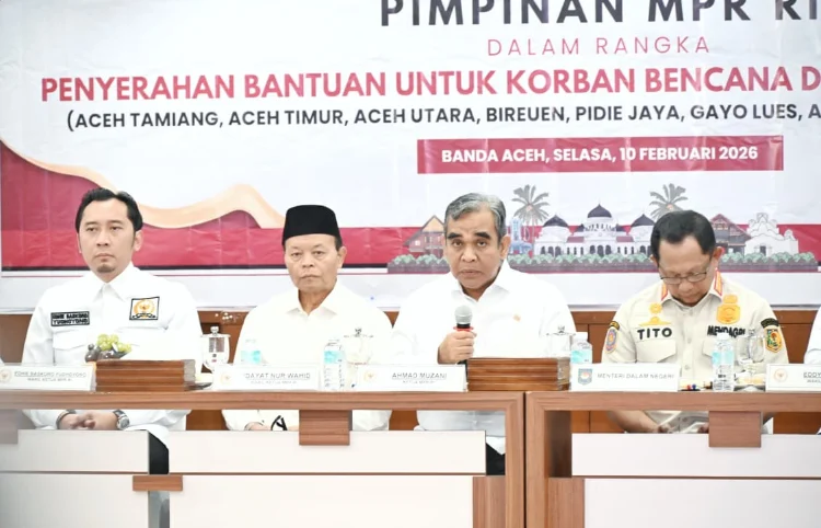 Pimpinan MPR RI Tegaskan Negara Hadir untuk Pemulihan Aceh Pascabencana