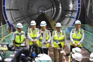 Wapres dan Menhub Tinjau Proyek MRT Jakarta Fase 2A Bundaran HI-Kota