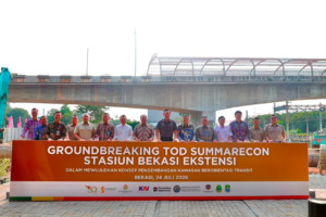 Groundbreaking Stasiun Bekasi Ekstensi, Menko AHY: Perkuat Konektivitas melalui Pengembangan Kawasan Berbasis TOD