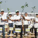 21.060 Bibit Mangrove Ditanam Serentak di Lima Lokasi